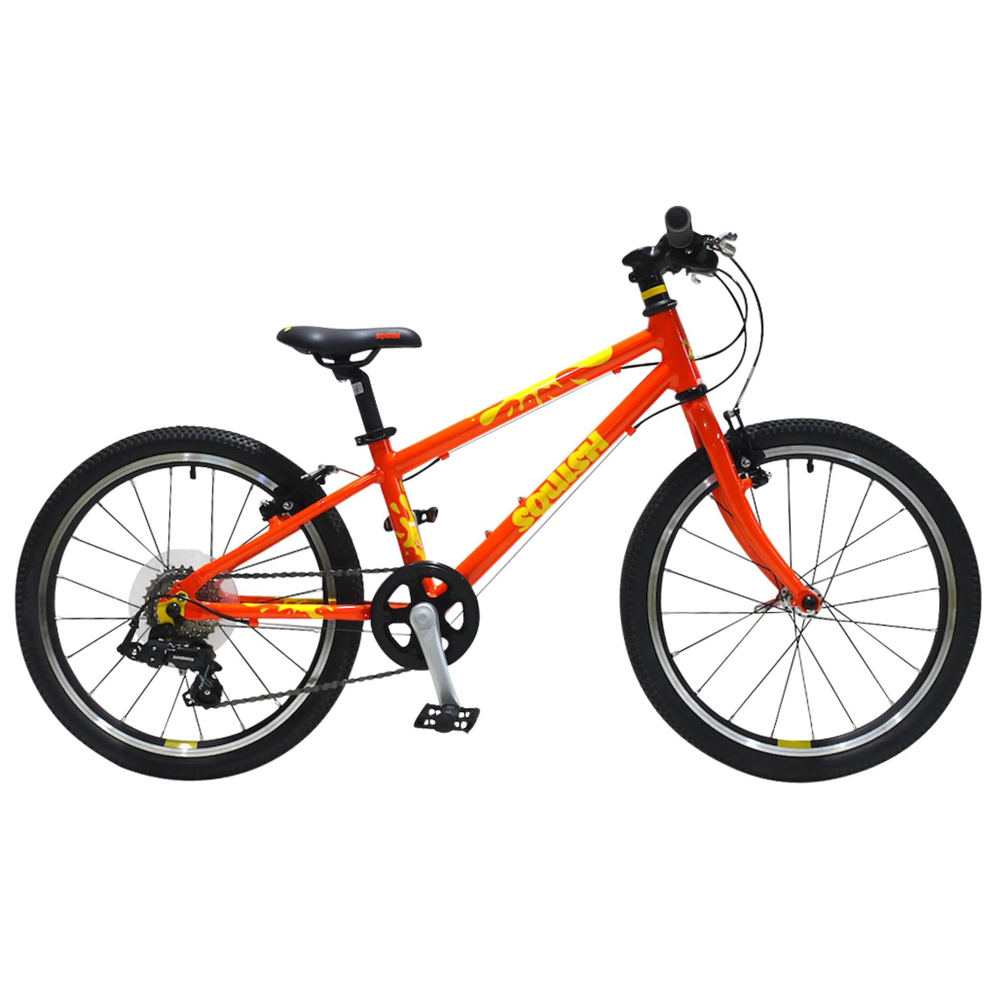 Squish 20 inch Unisex Hybrid Kids Bike Limited Edition in Orange
