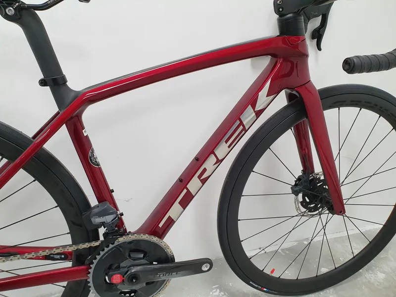 Ex Display Trek Emonda SLR 7 Disc ETAP Carbon Road Bike 2021 in Red 50cm-1