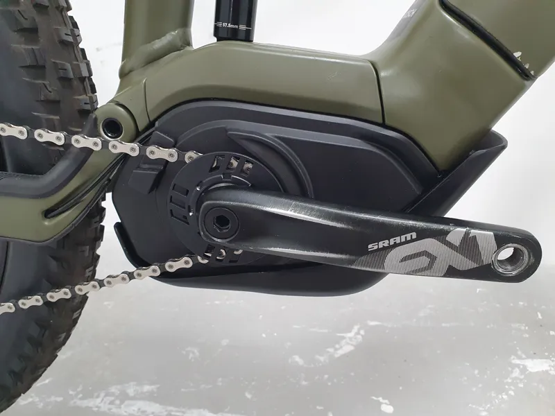 Ex Demo Trek Powerfly LT 9 Electric FS Mountain Bike 2019 in Green ML -2