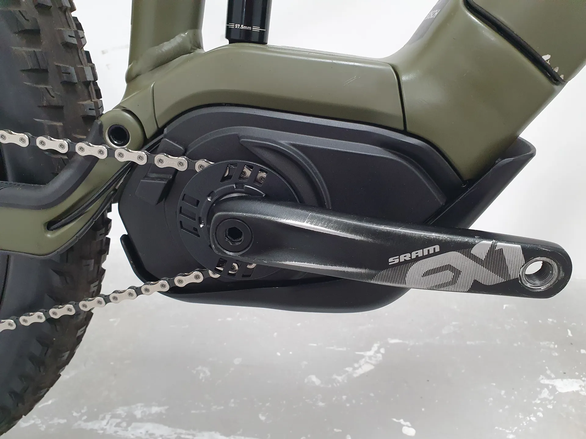 Ex Demo Trek Powerfly LT Electric FS Mountain Bike 2019 in Green ML