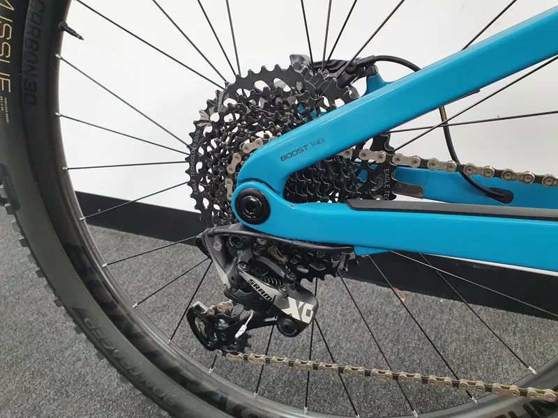 Ex Demo Trek Fuel EX 9.9 XO1 Full Suspension Mountain Bike 2020 in Teal Fade X-Large-3