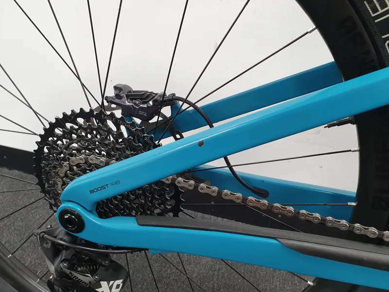 Ex Demo Trek Fuel EX 9.9 XO1 Full Suspension Mountain Bike 2020 in Teal Fade Large-3