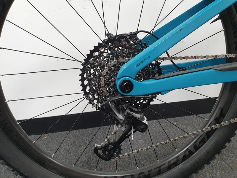 Ex Demo Trek Fuel EX 9.9 XO1 Full Suspension Mountain Bike 2020 in Teal Fade Large-4