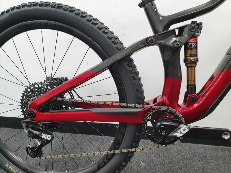 Ex Demo Trek Fuel EX 9.9 XO1 Full Suspension Mountain Bike 2020 in Red Carbon Small-1