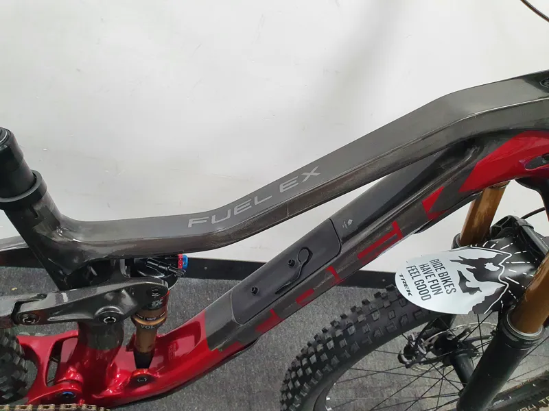 Ex Demo Trek Fuel EX 9.9 XO1 Full Suspension Mountain Bike 2020 in Red Carbon Small-4