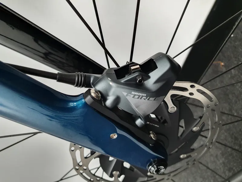 Ex Display Trek Domane SL 7 Etap Disc Carbon Road Bike 2021 in Blue-8