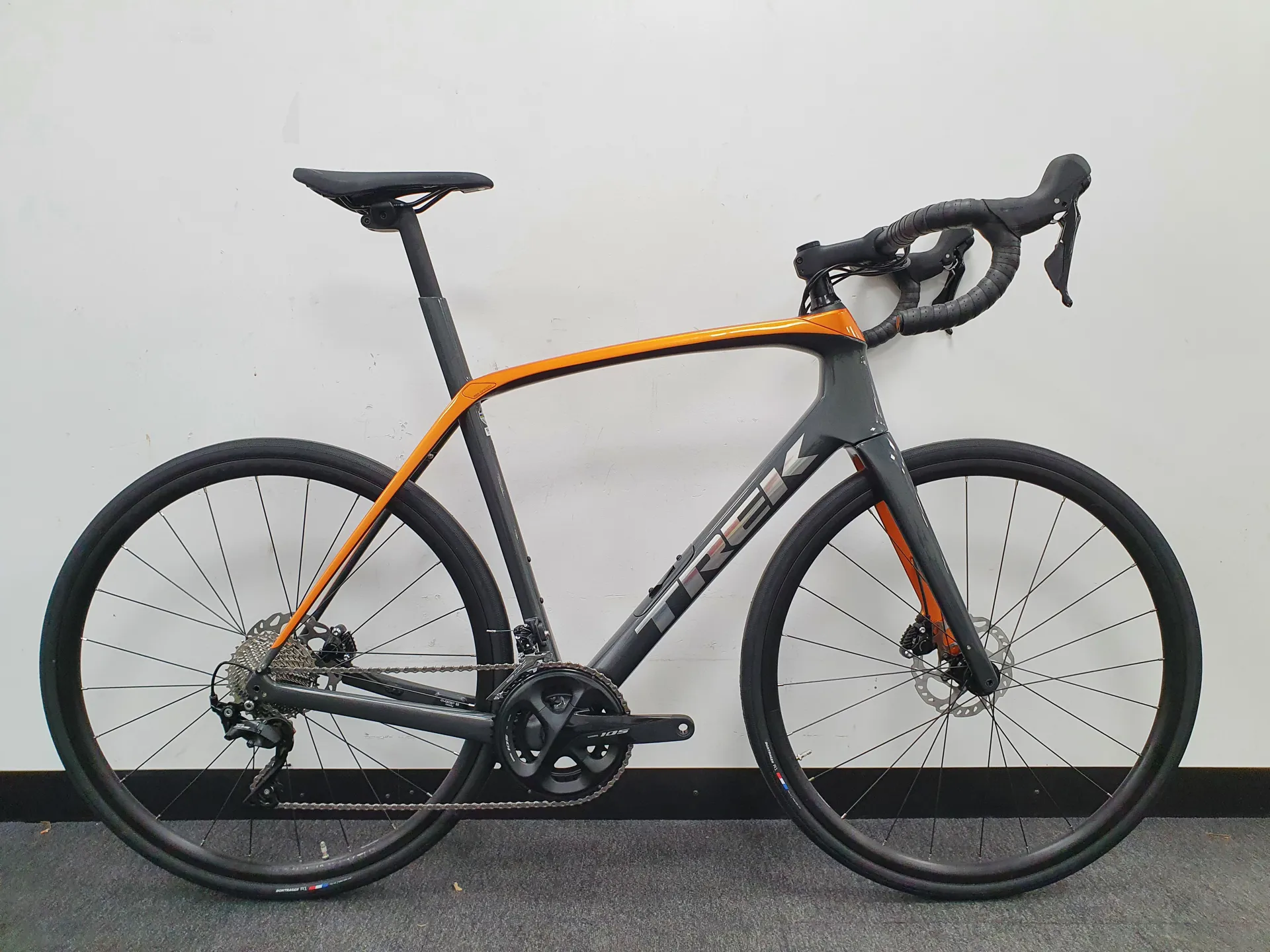 Ex Display Trek Domane SL Carbon Road Bike 2021 in Orange