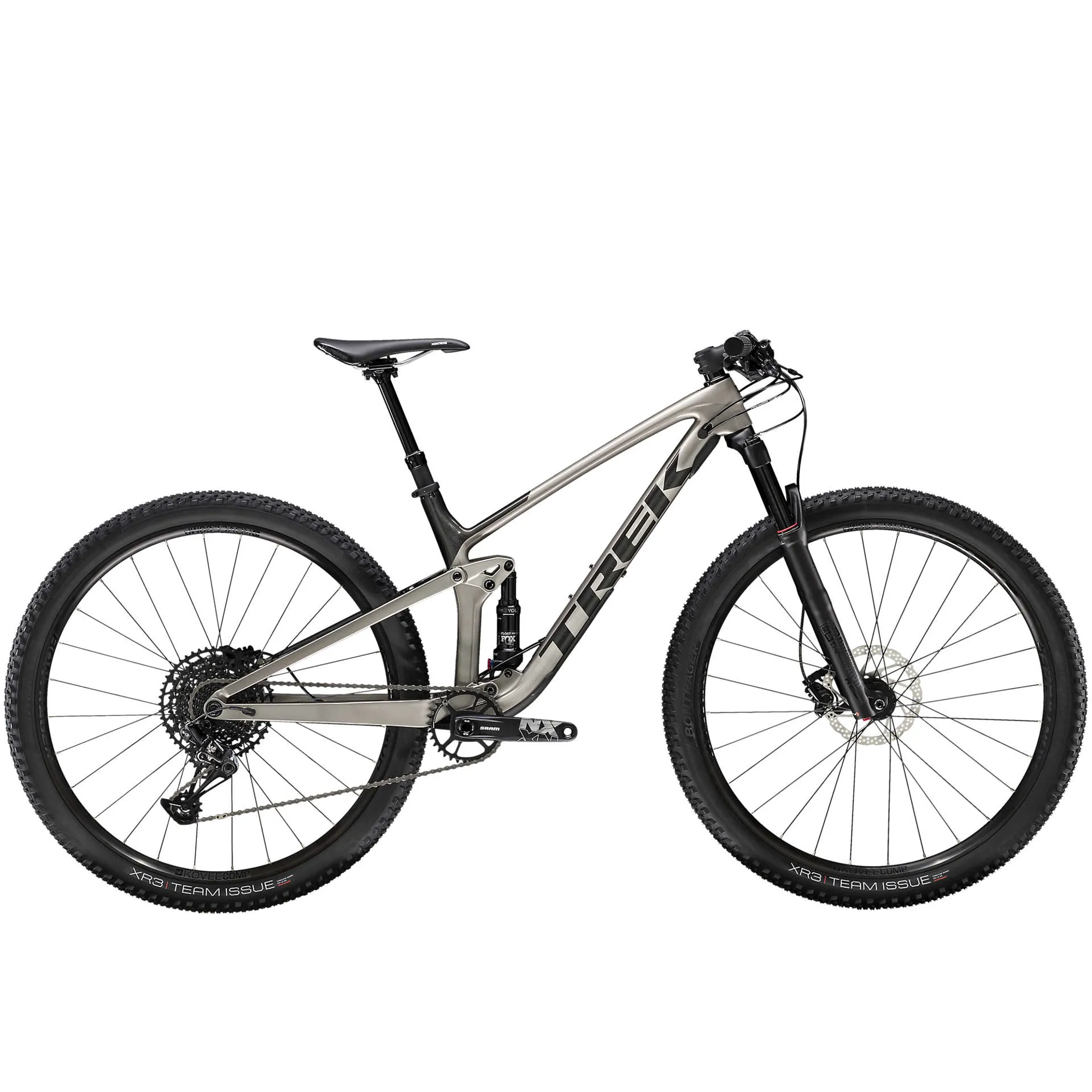 Trek Top Fuel 9.7 NX 29 Full Suspension Mountain Bike 2021 in Grey Trek Top Fuel 9.7 NX 29 Full Suspension Mountain Bike 2021 in Grey