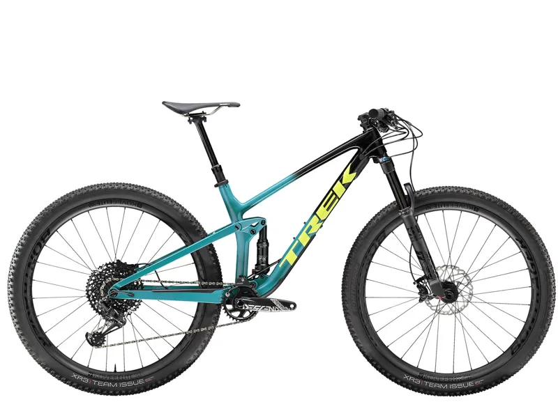 Trek Top Fuel 9.8 Mens Full Suspension Mountain Bike in Teal