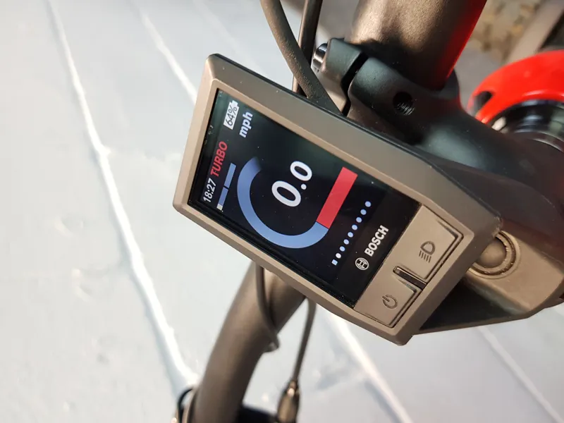 Ex Demo - Trek Rail 9.5 Electric Full Suspension Mountain Bike Medium 2021 in Red  -5