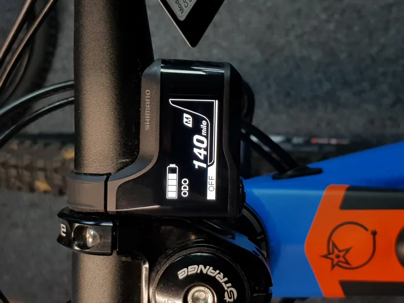 Ex Demo Orange Surge RS Electric Full Suspension Mountain Bike Large 2021 in Blue-2