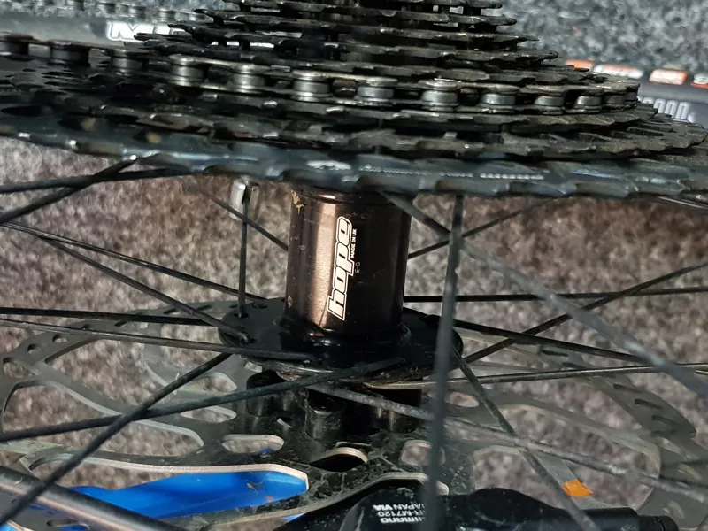 Ex Demo Orange Surge RS Electric Full Suspension Mountain Bike Large 2021 in Blue-8