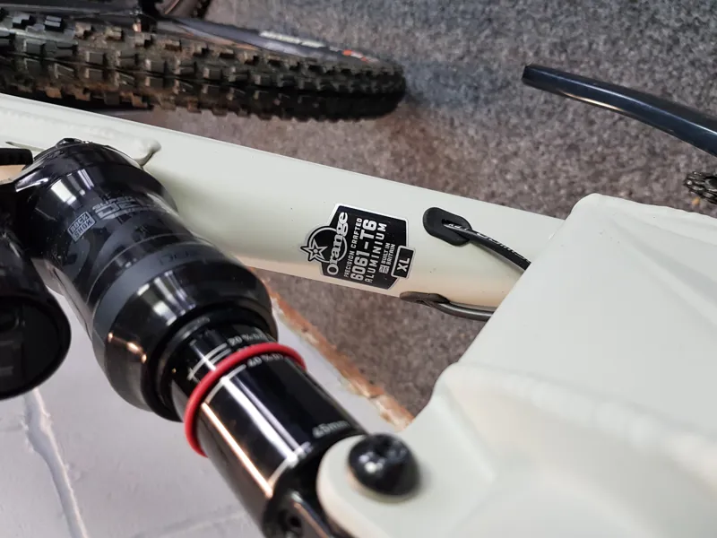 Ex-Demo Orange Stage Evo RS 21 XL Full Suspension Mountain Bike 2021 in White-3