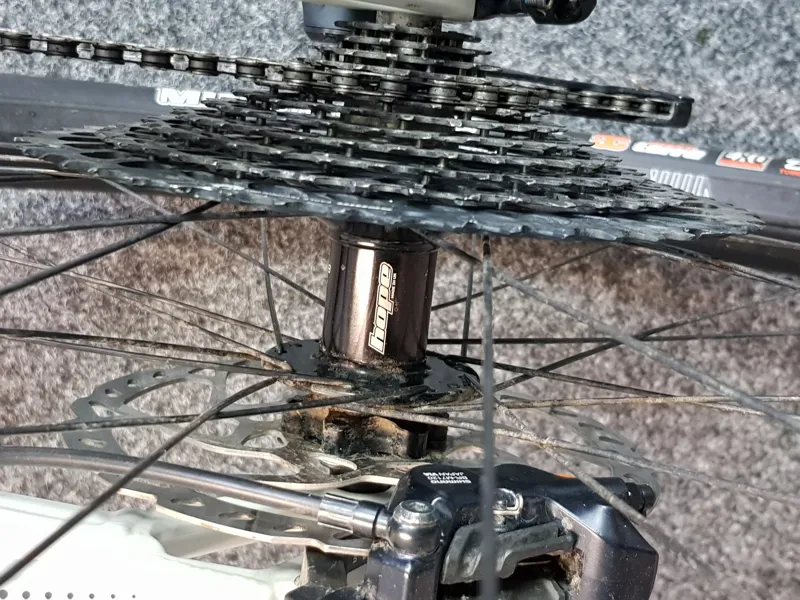 Ex-Demo Orange Stage Evo RS 21 XL Full Suspension Mountain Bike 2021 in White-8