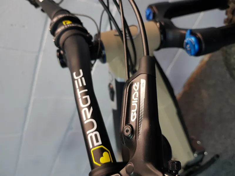 Ex Demo Orange Surge 29 Pro Large Electric Full Suspension Mountain Bike 2021 in Sand-5