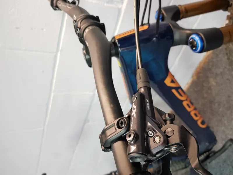 Ex Display Orbea Rise M10 Large Electric Full Suspension Mountain Bike 2021 in Blue-2