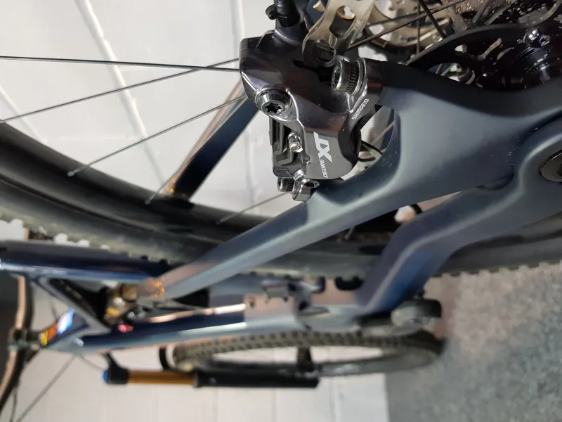 Ex Display Orbea Rise M10 Large Electric Full Suspension Mountain Bike 2021 in Blue-8
