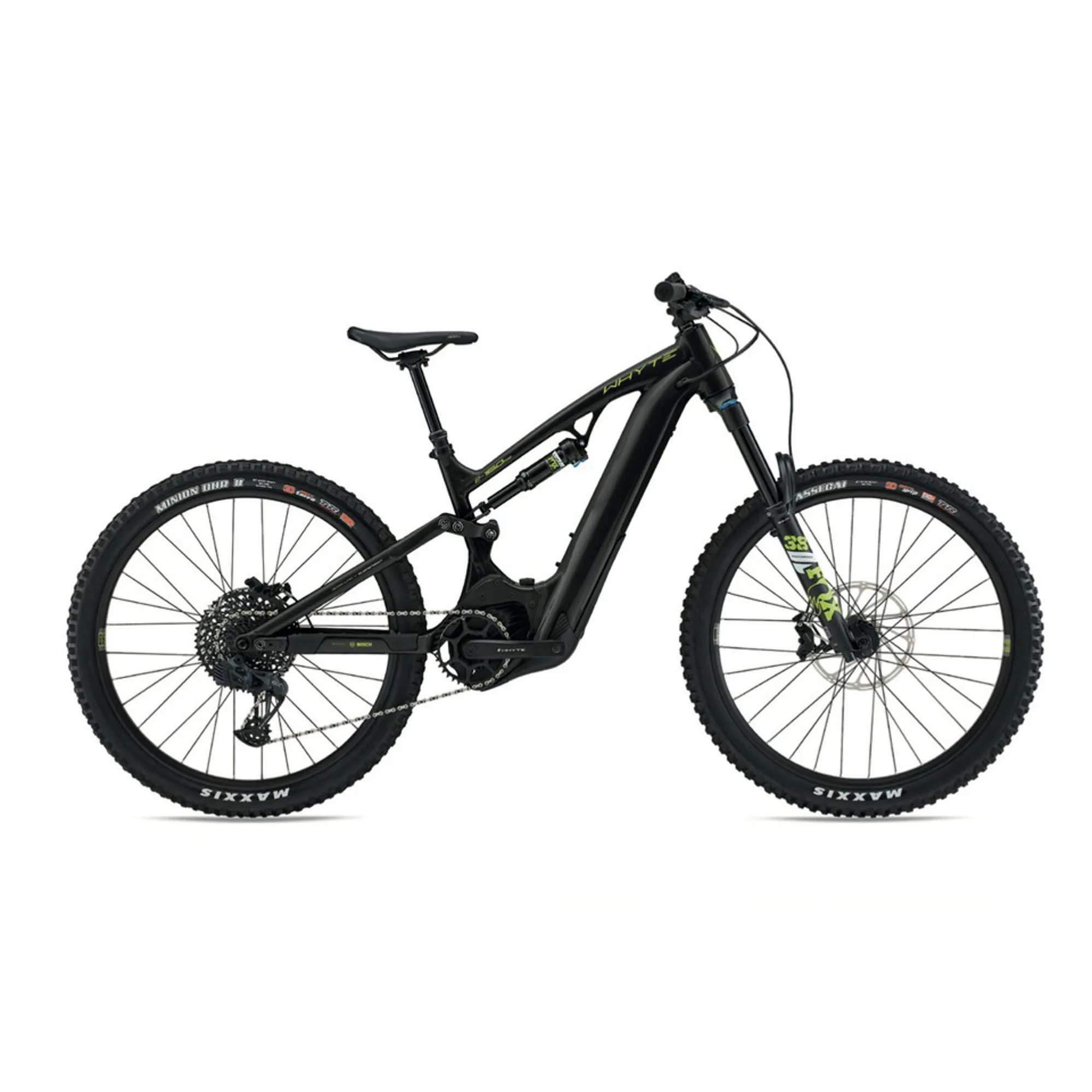 Whyte E-160 RS Mx Electric Mountain Bike 2023 in Black