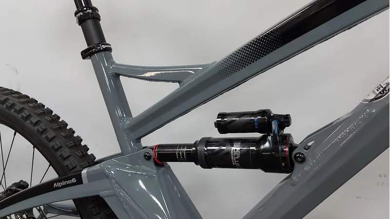 Ex Display Orange Alpine 6 RS Full Suspension Mountain Bike LARGE 2021 in Norlando Grey-2