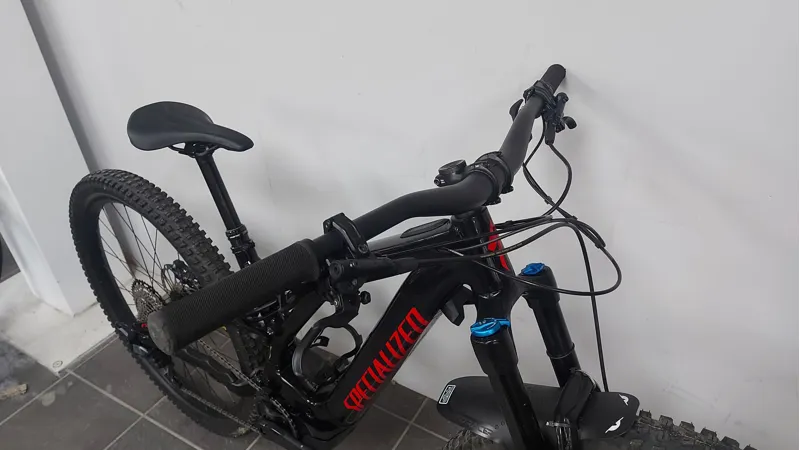 EX DEMO Specialized Turbo Levo Comp Electric FS Mountain Bike Small 2021 in Black Red -4