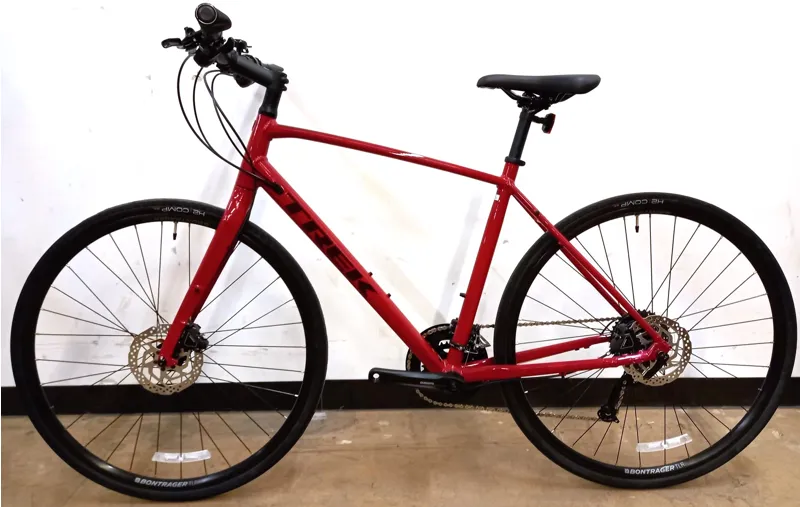 Ex-Display Trek FX 3 Disc Womens Hybrid Bike Large 2021 in Magenta-1