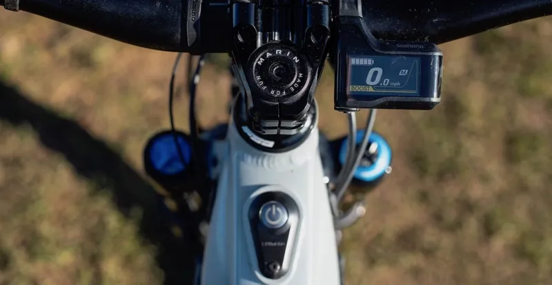 Marin Alpine Trail E2 Electric Full Suspension Mountain Bike 2023 in Grey-1