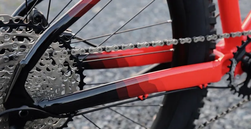 Marin San Quentin 2 27.5 Hardtail Mountain Bike 2022 in Red-5