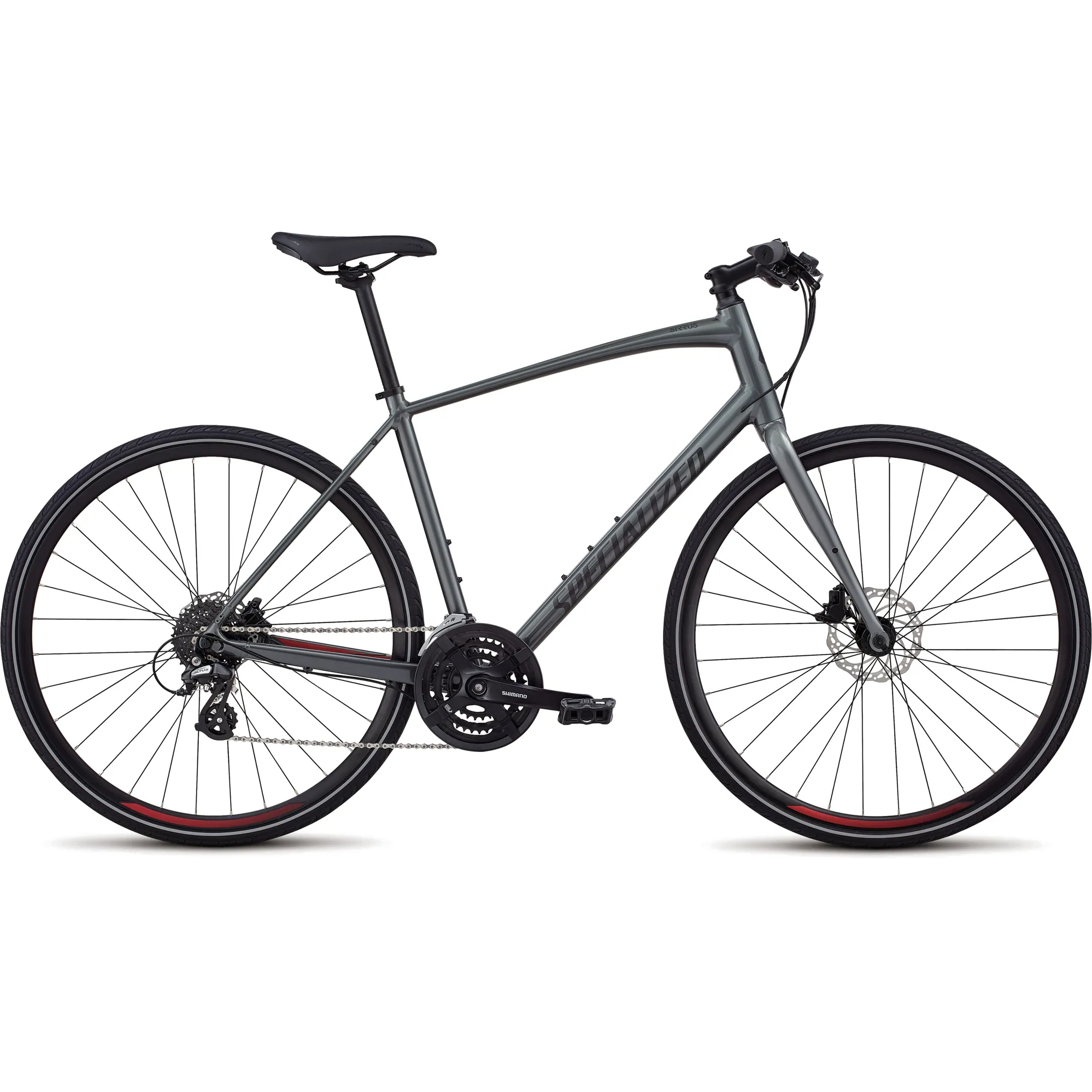 Specialized Sirrus Alloy Disc Mens Hybrid Bike 2019 in Charcoal