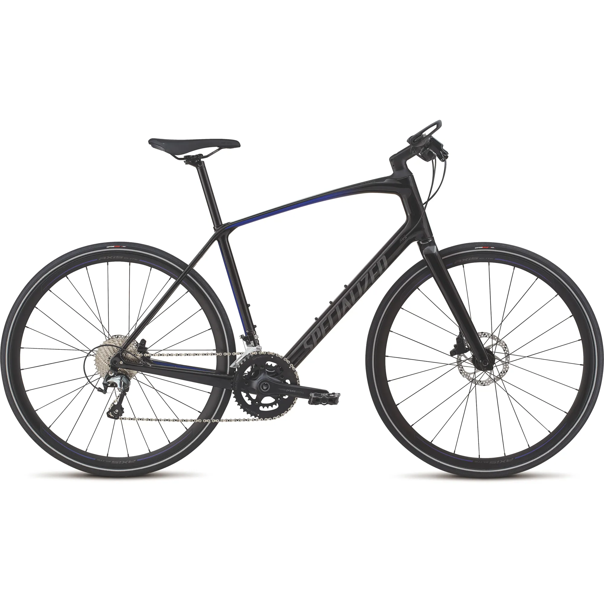Specialized Sirrus Elite Carbon Mens Hybrid Bike 2019 in Black