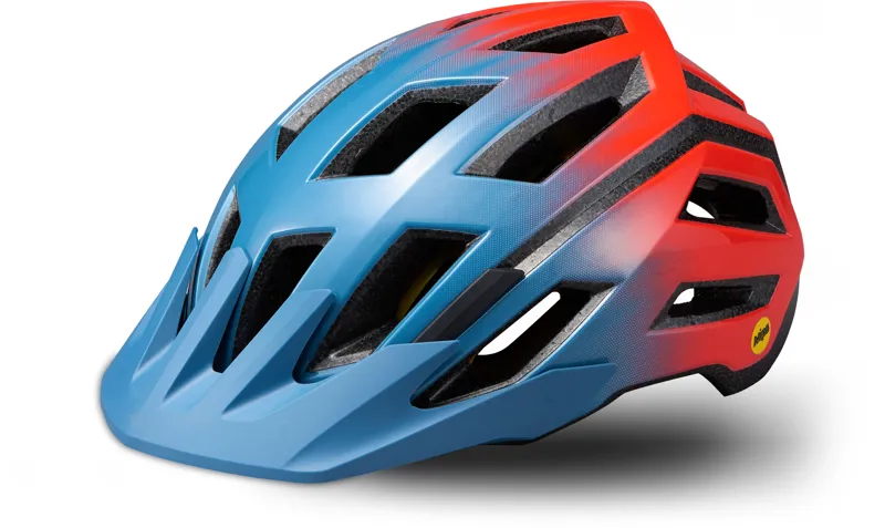 Specialized Tactic III MIPS Mountain Bike Helmet in Blue and Red