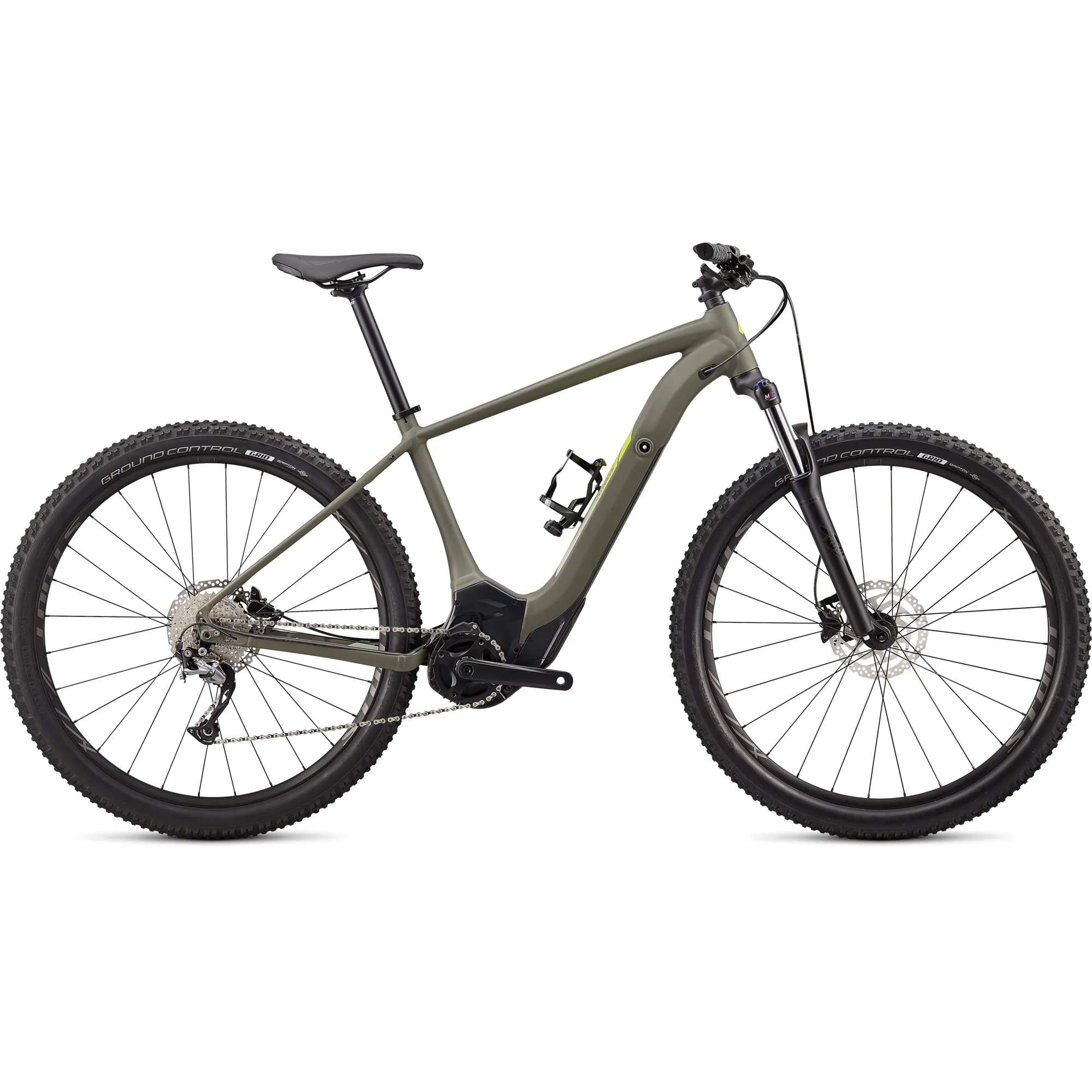 Specialized Turbo Levo Hardtail Electric Mountain Bike 2021 in Green