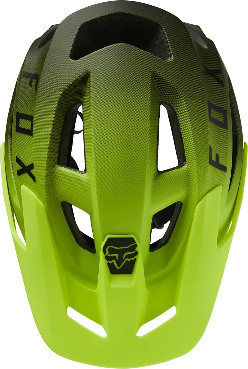 Fox Racing Speedframe Helmet MIPS in Black/Yellow-2