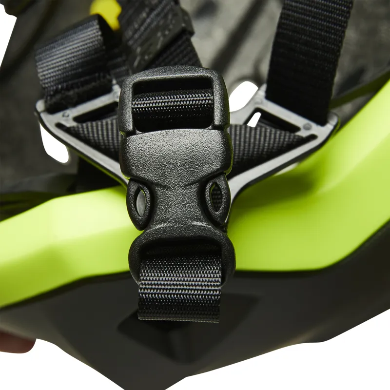 Fox Racing Speedframe Helmet MIPS in Black/Yellow-5