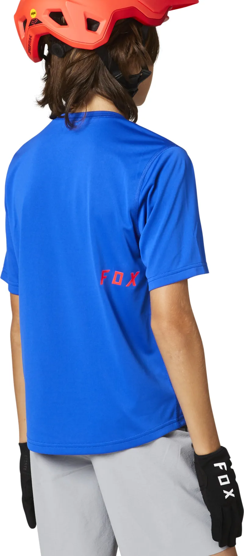 Fox Clothing Youth Ranger Short Sleeve Jersey in Blue-3