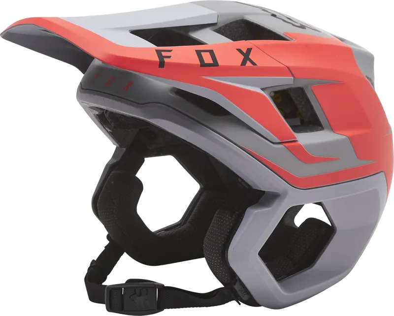 Fox Clothing Dropframe Pro Helmet in SSwipe Grey-1