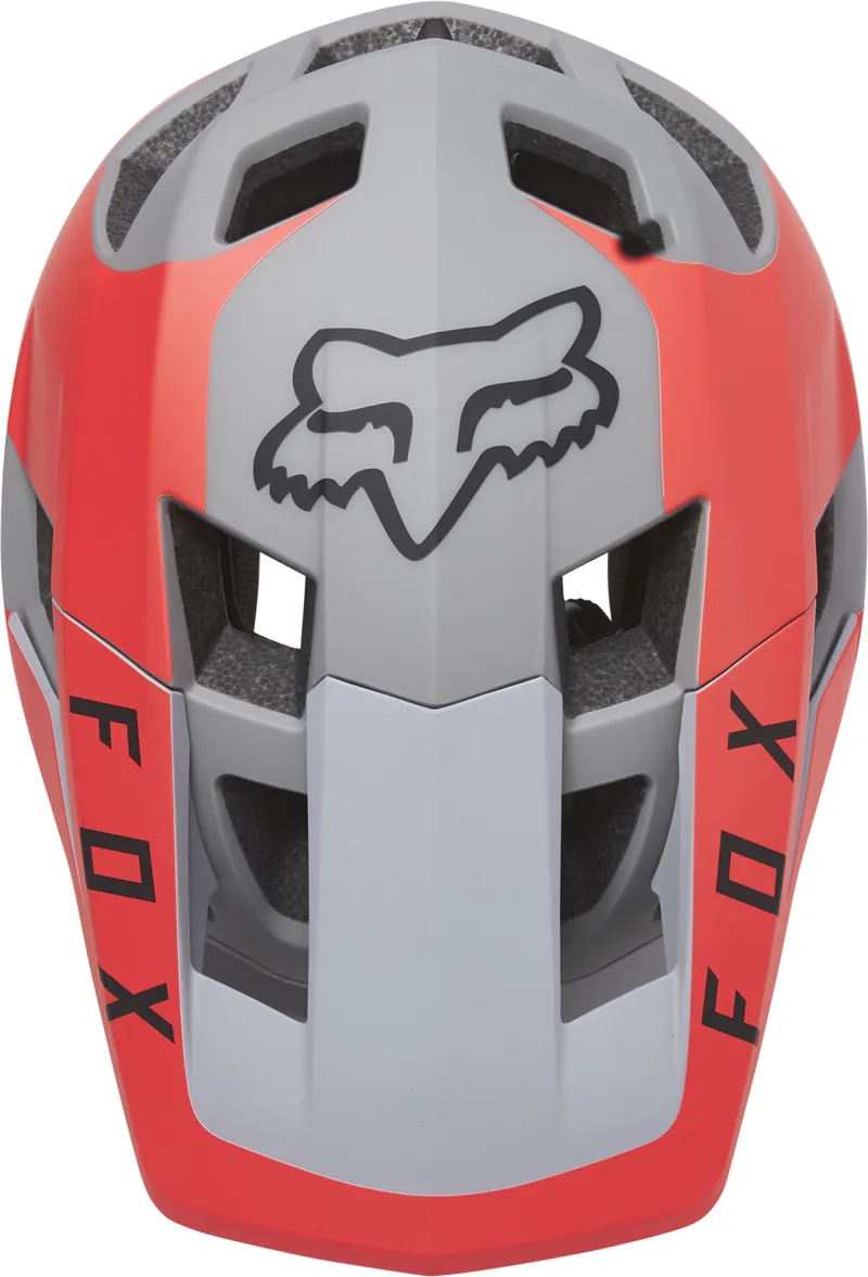Fox Clothing Dropframe Pro Helmet in SSwipe Grey-2