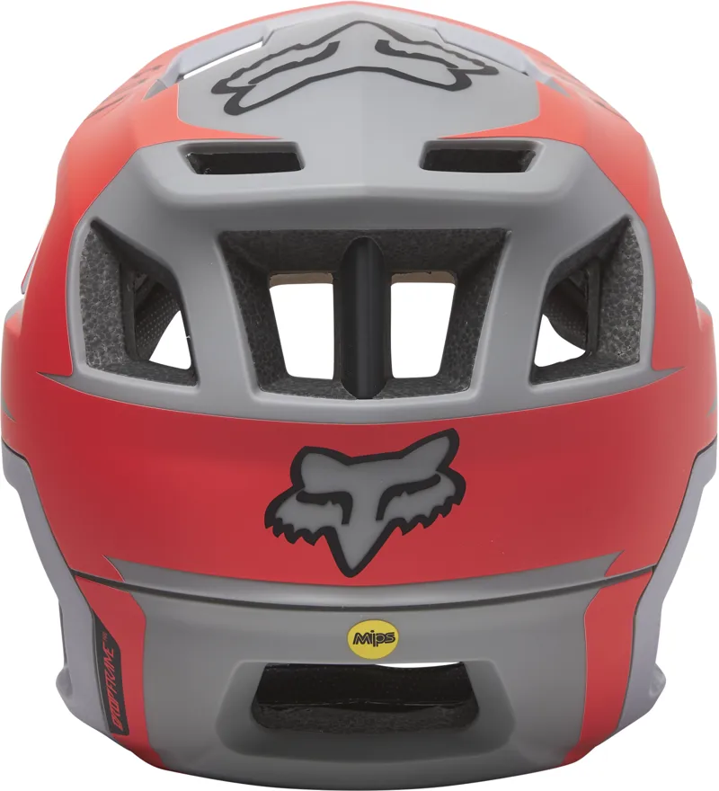 Fox Clothing Dropframe Pro Helmet in SSwipe Grey-3