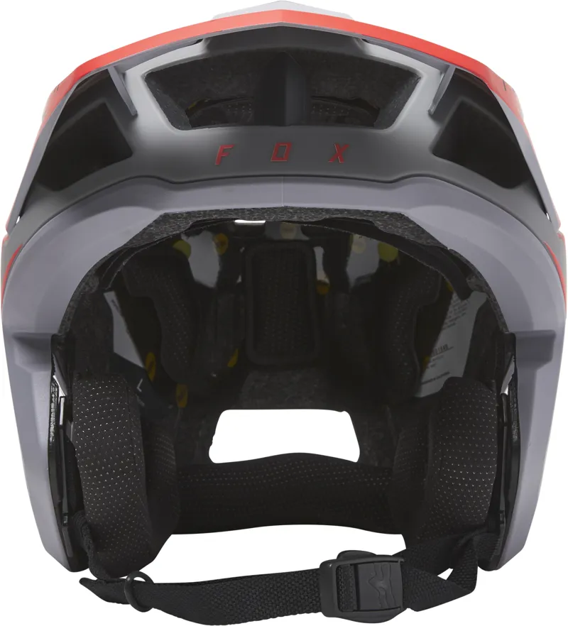 Fox Clothing Dropframe Pro Helmet in SSwipe Grey-4