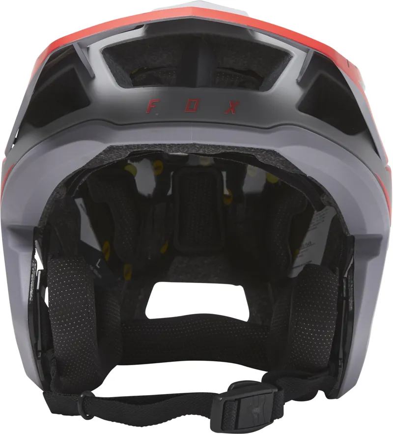 Fox Clothing Dropframe Pro Helmet in SSwipe Grey-6
