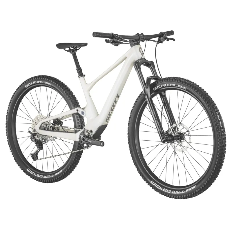 Scott Contessa Spark 930 Full Suspension Mountain Bike 2022 in White-1