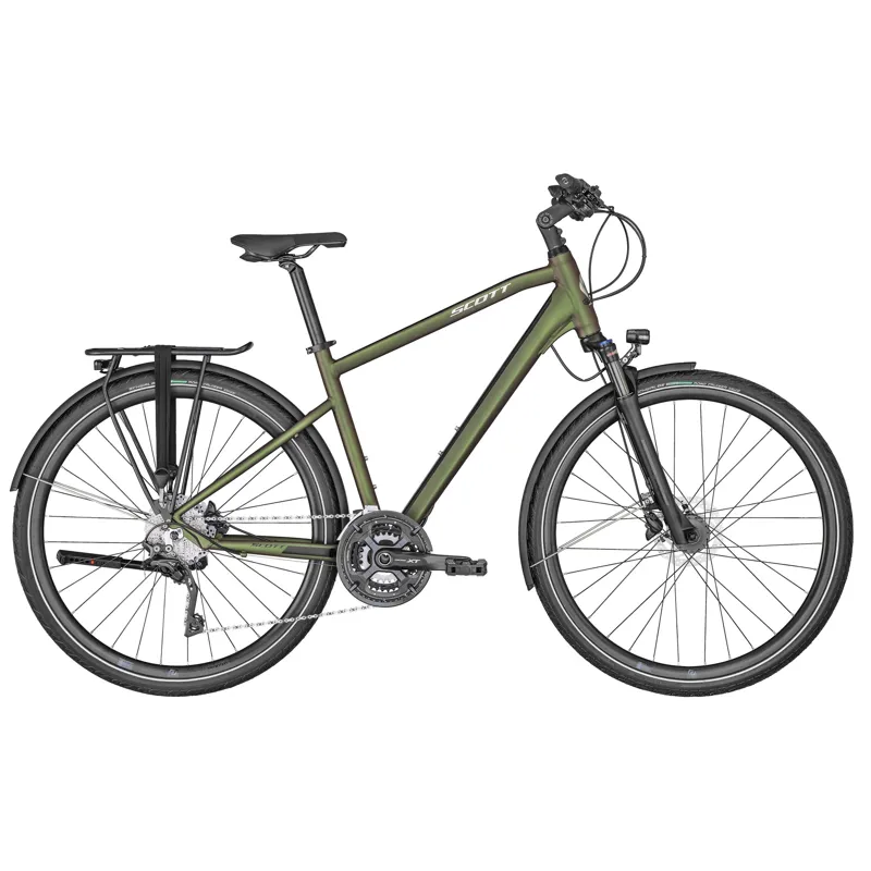 Scott Sub Sport 10 Men's Hybrid Bike 2022 in Green