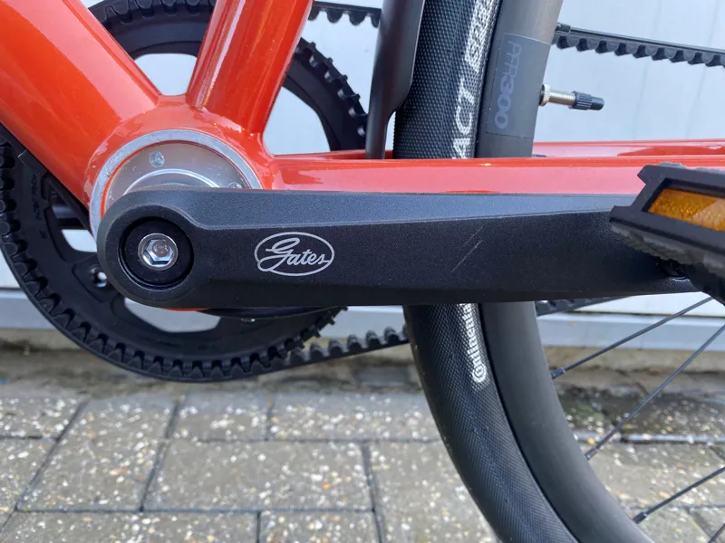EX-Display BMC Alpenchallenge One X-Large Hybrid Bike 2022 in Red Amber -3