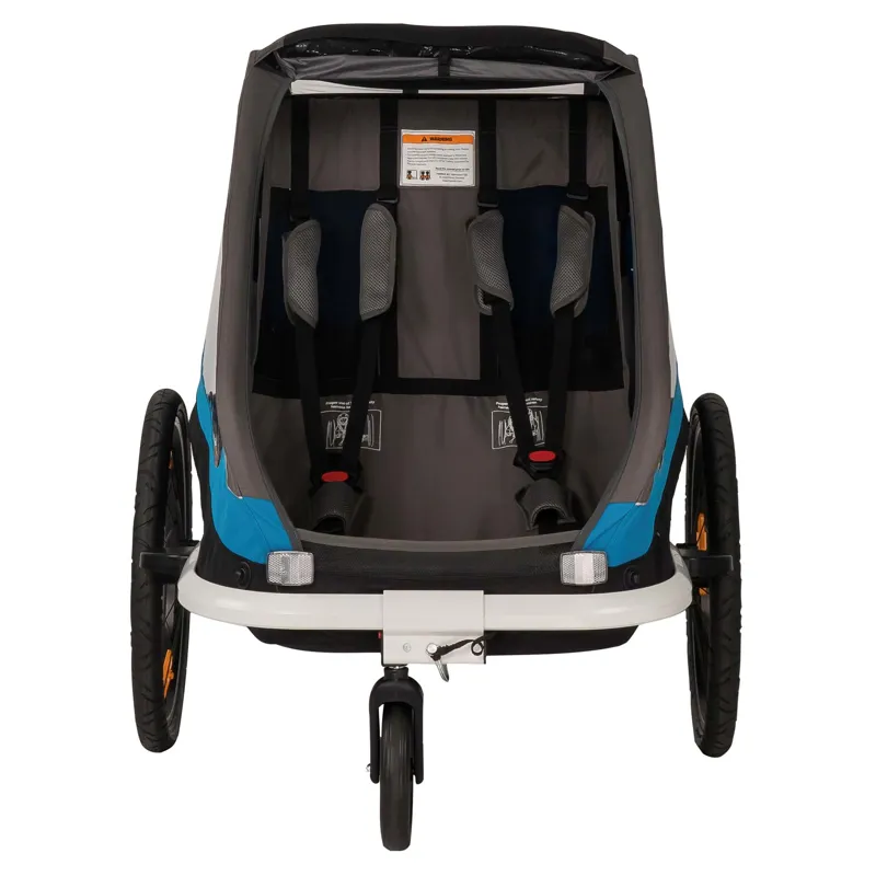 Hamax Traveller Child Twin Trailer in Blue-2