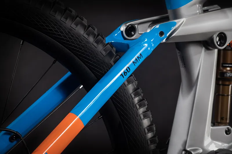 Cube Stereo Hybrid 160 Hpc Action Team 27.5 625 Kiox Electric Full Suspension Mountain Bike 2021 in Silver -1