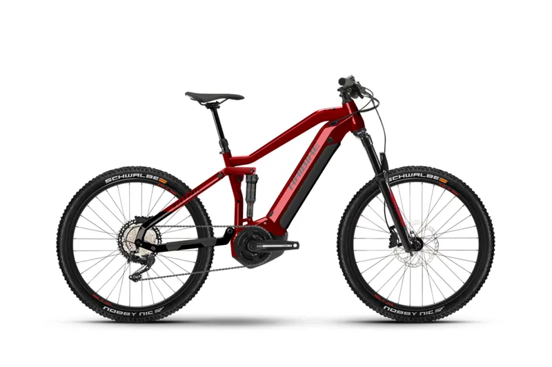 Haibike Alltrail 27.5 5 i630 Electric Mountain Bike 2022 in Red