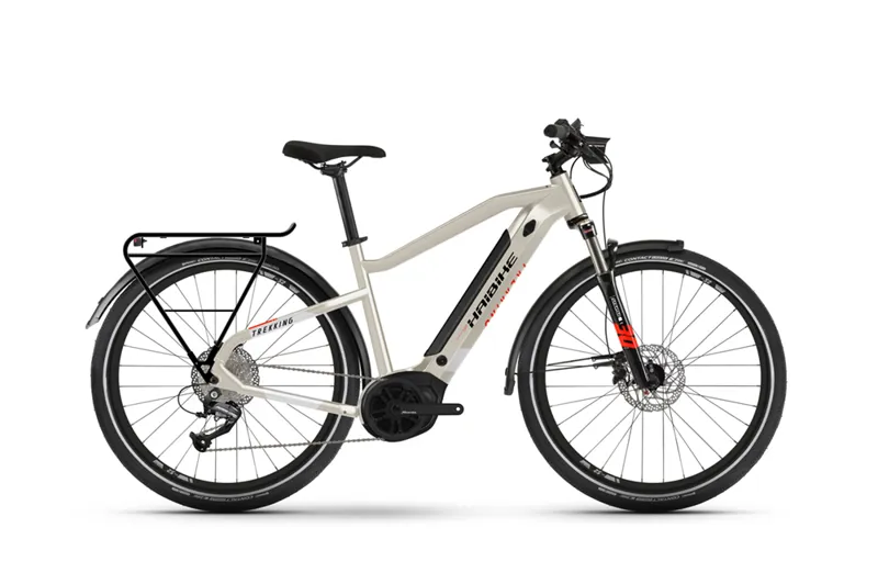Haibike Trekking 4 500Wh Electric Hybrid Bike High 2022 in Brown 