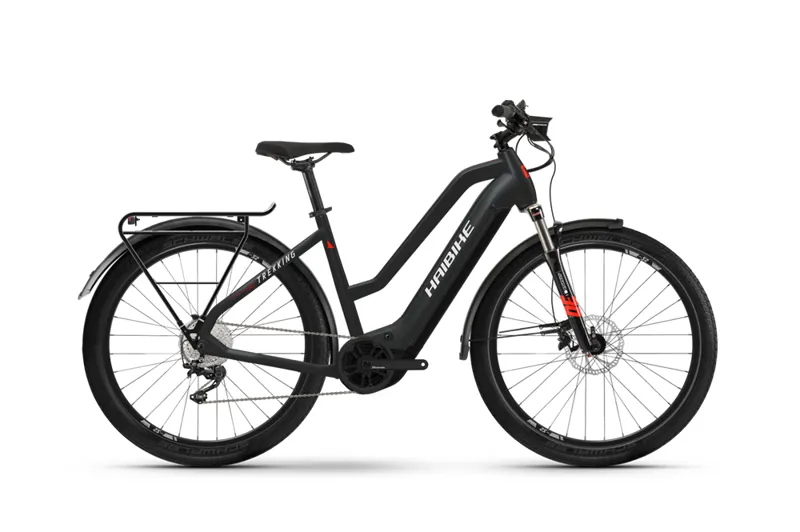 Haibike Trekking 6 Mid i630 Electric Bike 2022 in Black