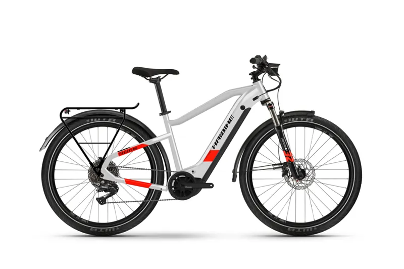 Haibike Trekking 7 High 630Wh Electric Hybrid Bike 2022 in Grey