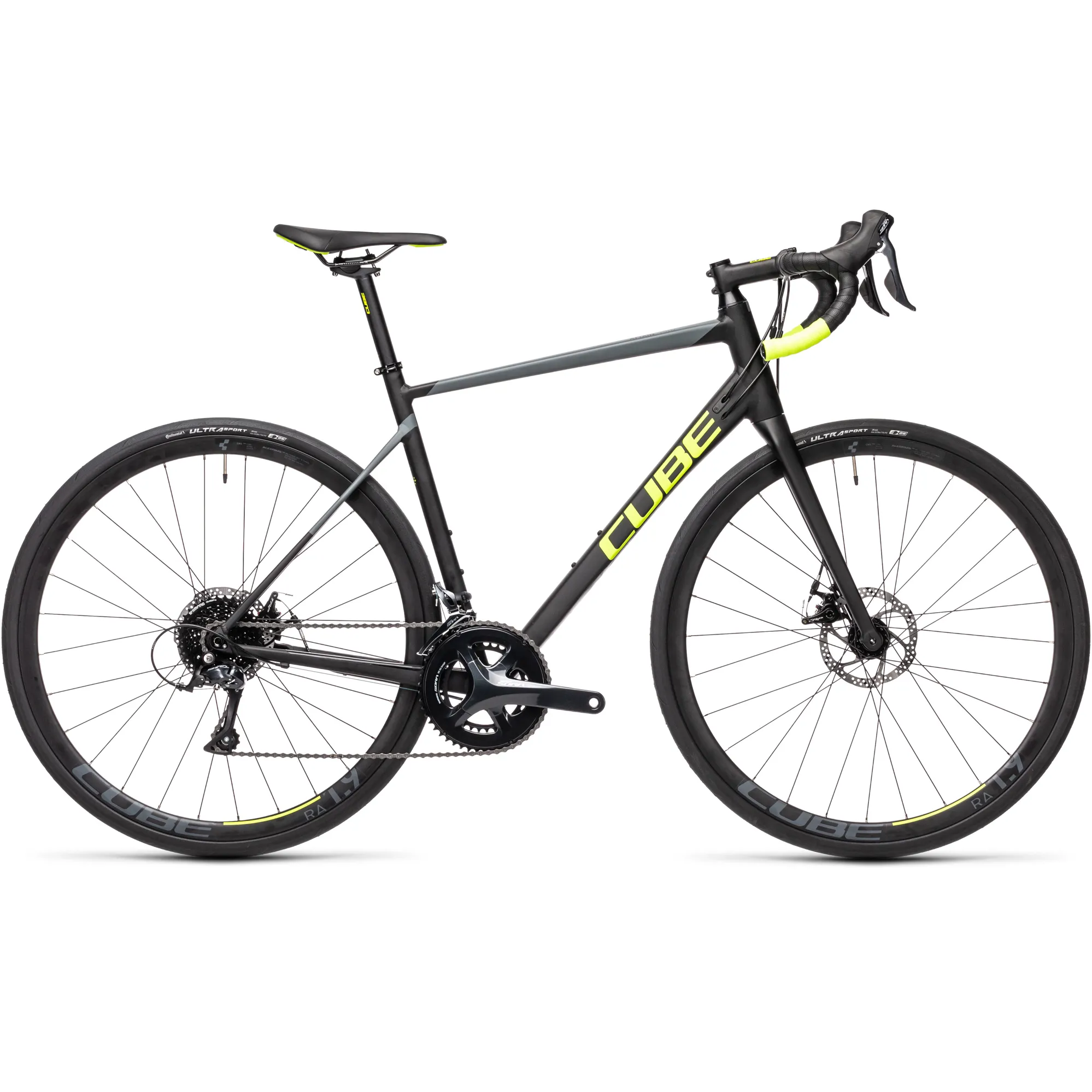 Cube Attain Pro Disc Road Bike 2021 in Black