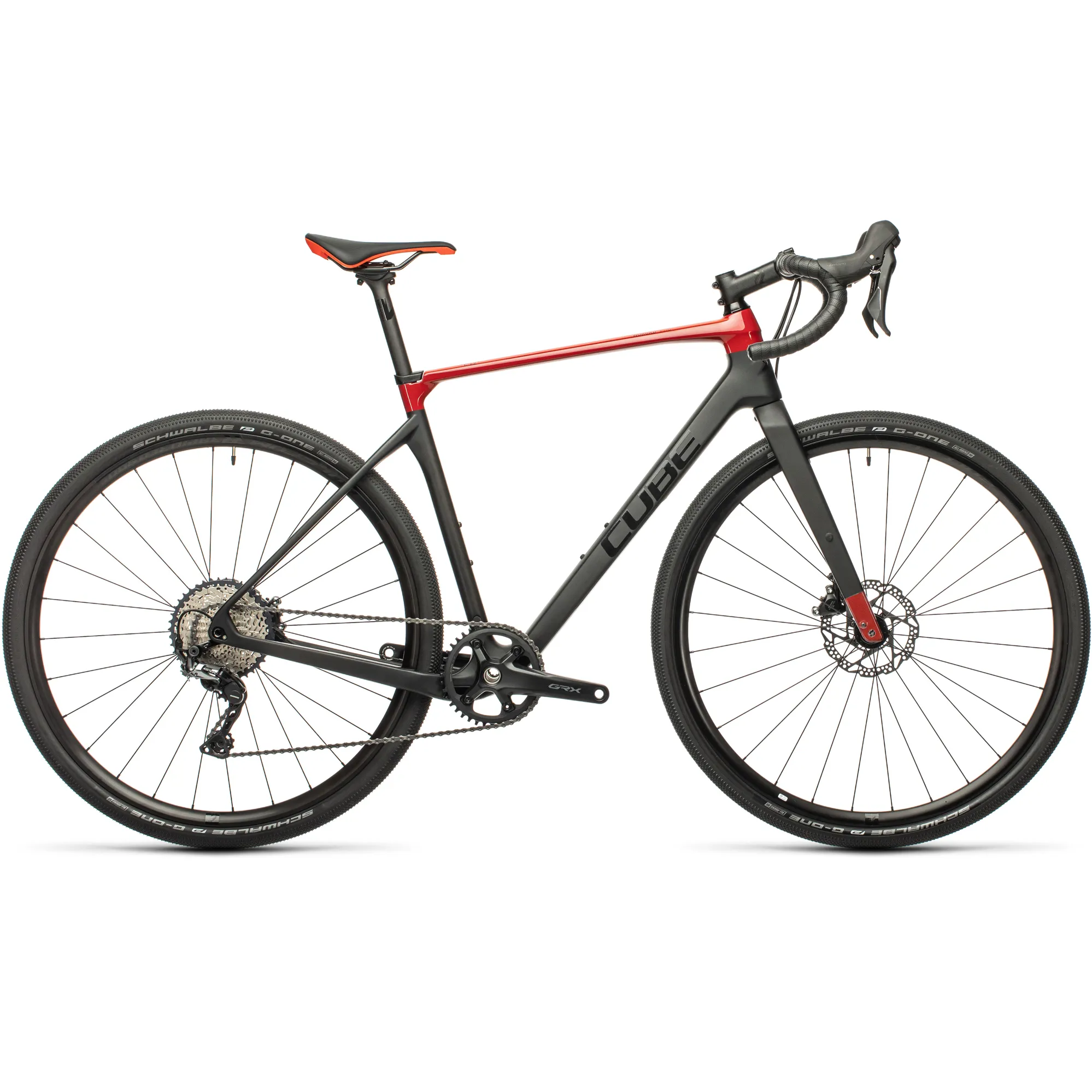 Cube Nuroad C:62 Pro Carbon Gravel Bike 2021 in Carbon Red